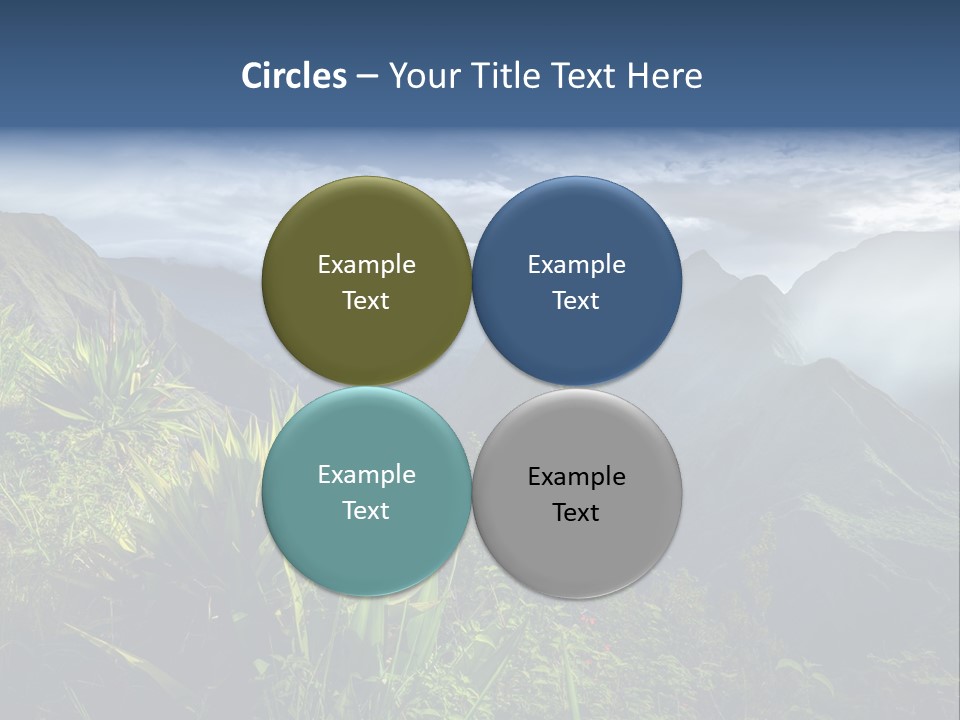 Summit Top Island PowerPoint Template