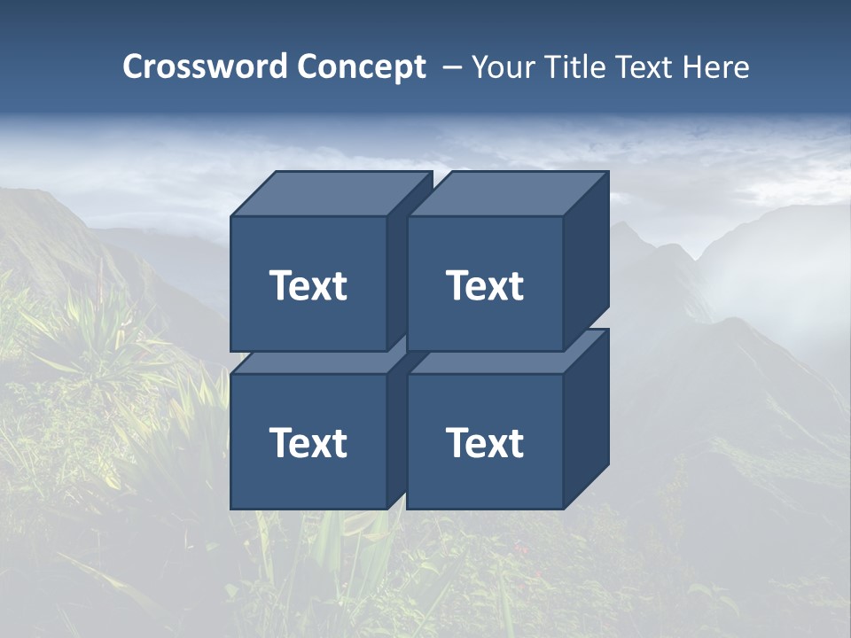 Summit Top Island PowerPoint Template