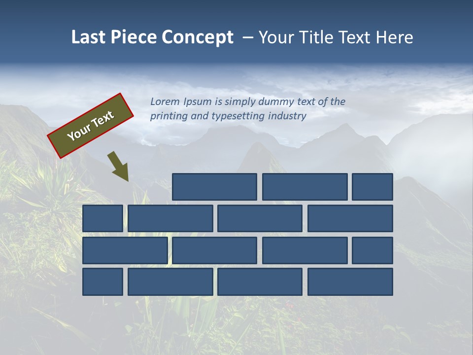 Summit Top Island PowerPoint Template