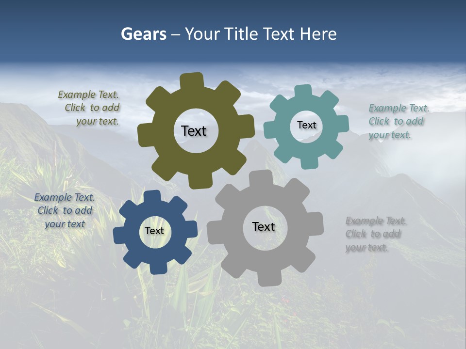 Summit Top Island PowerPoint Template