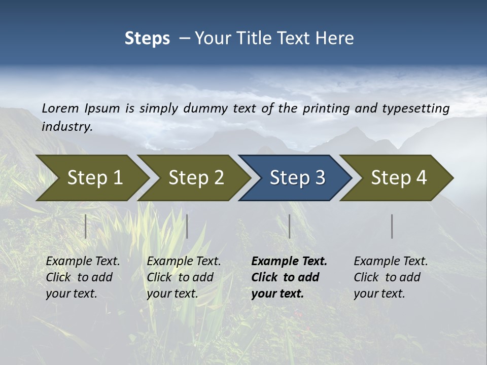 Summit Top Island PowerPoint Template