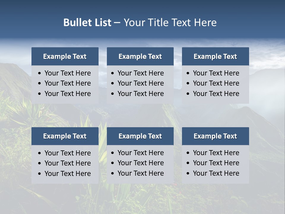 Summit Top Island PowerPoint Template