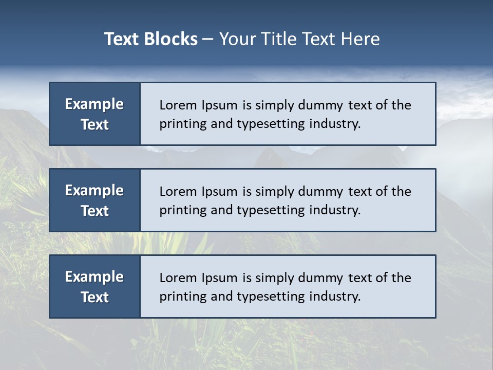 Summit Top Island PowerPoint Template