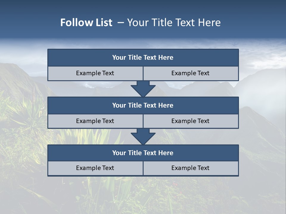 Summit Top Island PowerPoint Template