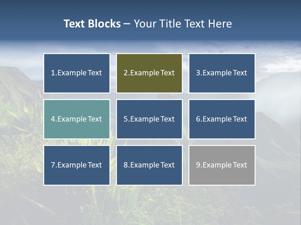 Summit Top Island PowerPoint Template