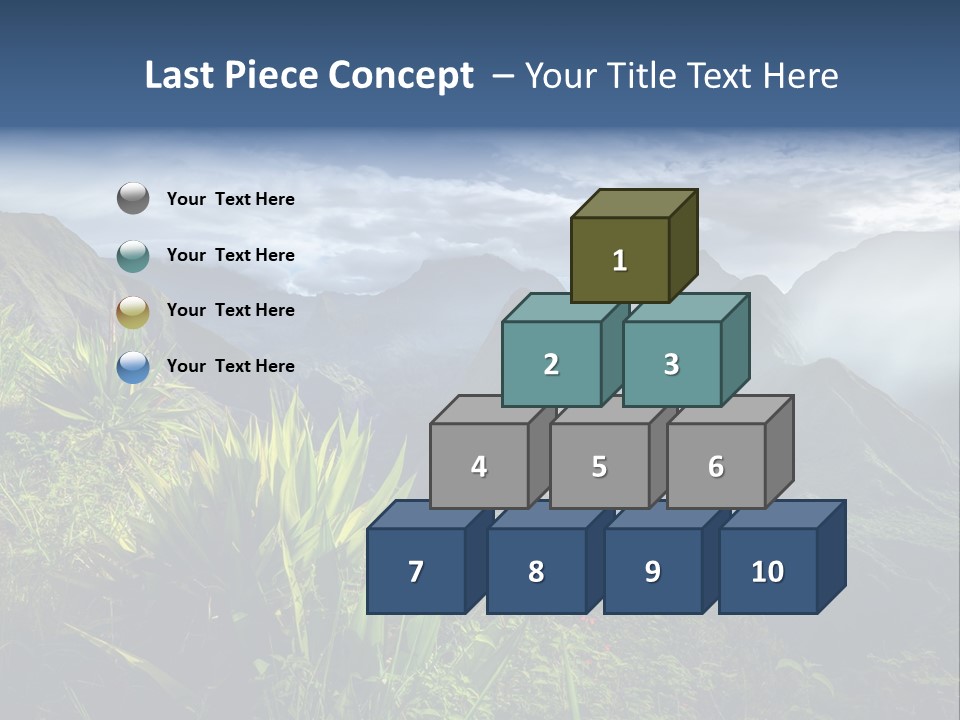 Summit Top Island PowerPoint Template