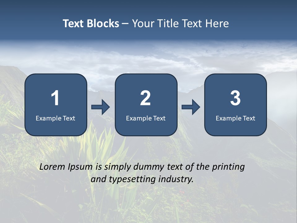 Summit Top Island PowerPoint Template