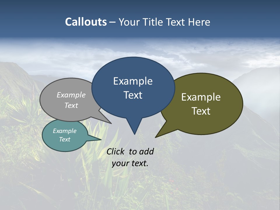 Summit Top Island PowerPoint Template