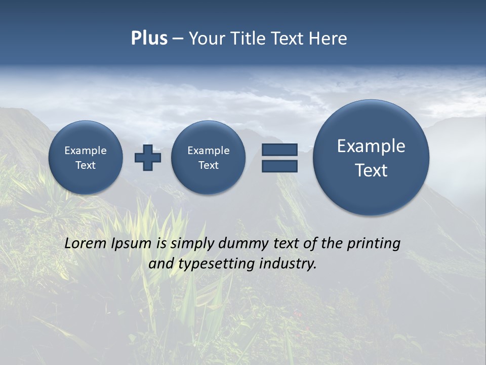 Summit Top Island PowerPoint Template