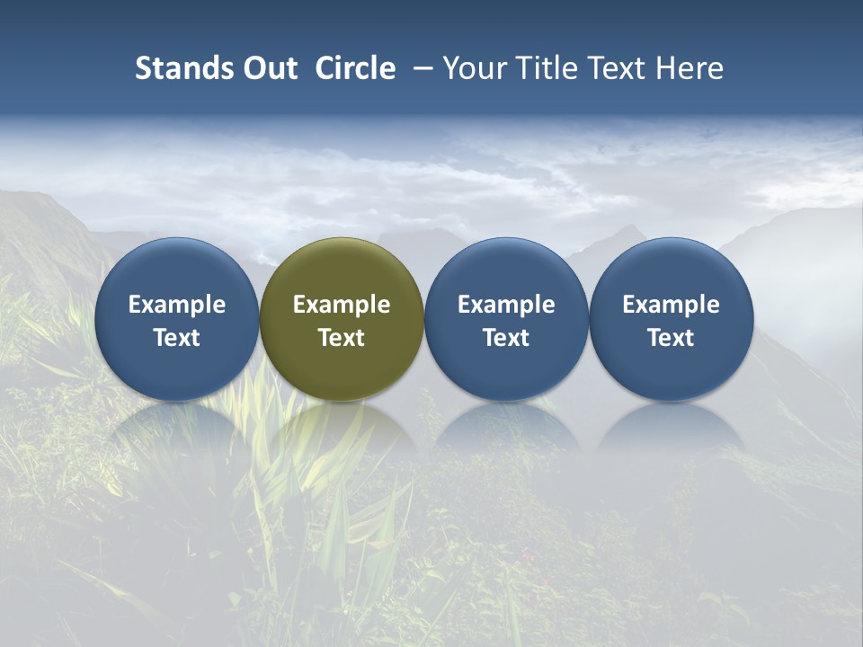 Summit Top Island PowerPoint Template
