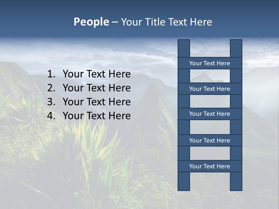 Summit Top Island PowerPoint Template