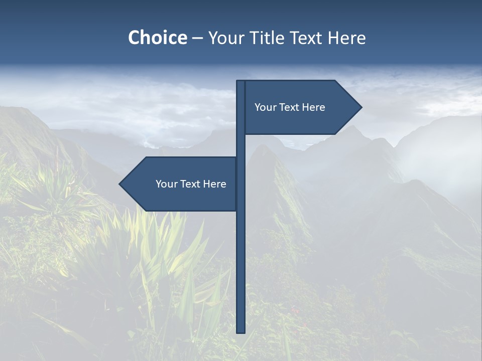 Summit Top Island PowerPoint Template