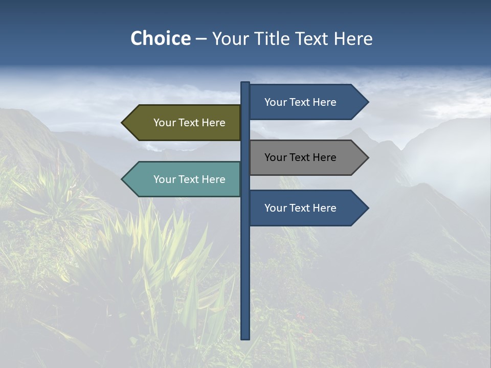 Summit Top Island PowerPoint Template