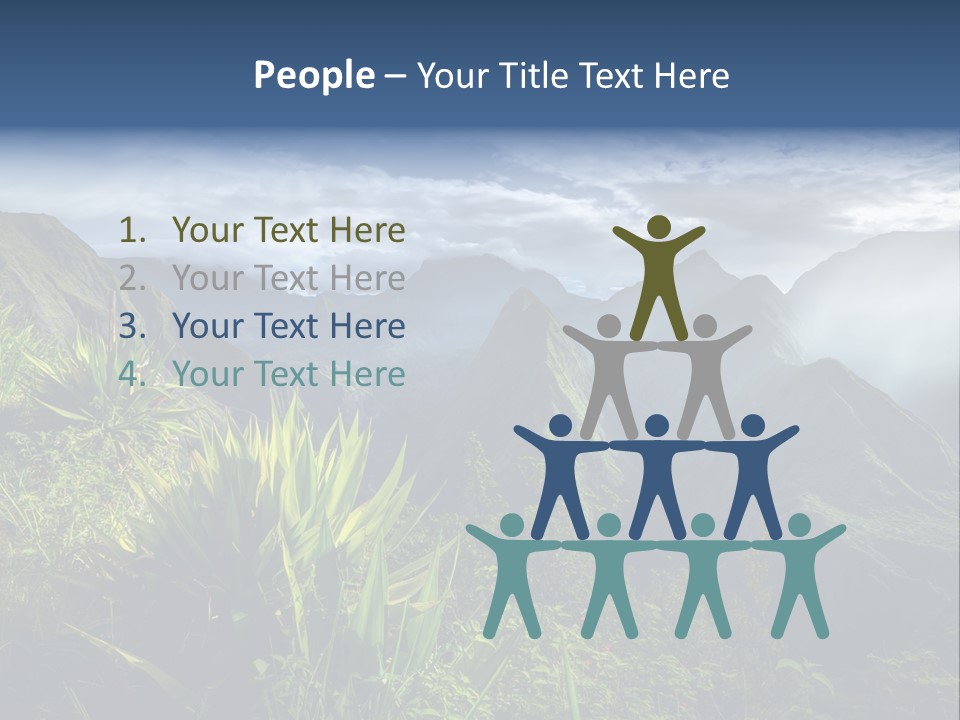 Summit Top Island PowerPoint Template