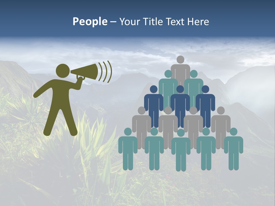 Summit Top Island PowerPoint Template