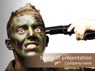 Kill Male Suicide PowerPoint Template