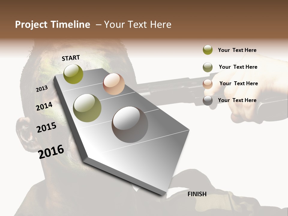 Kill Male Suicide PowerPoint Template
