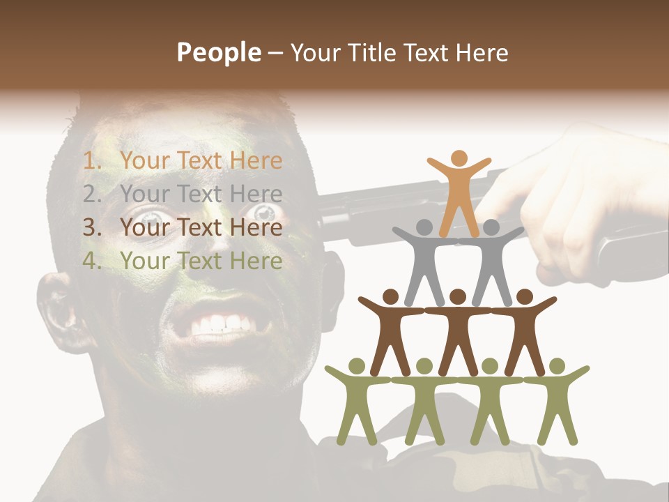 Kill Male Suicide PowerPoint Template