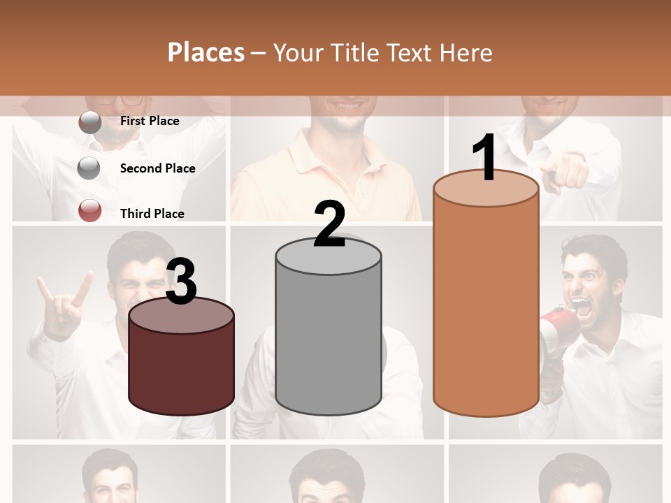 Shouting Speaking Human PowerPoint Template