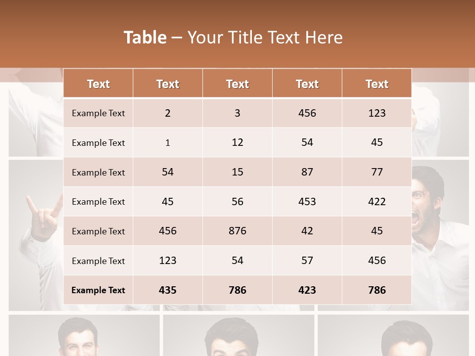 Shouting Speaking Human PowerPoint Template