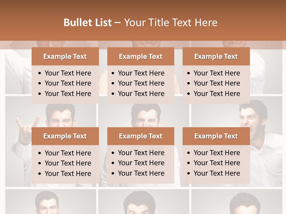 Shouting Speaking Human PowerPoint Template