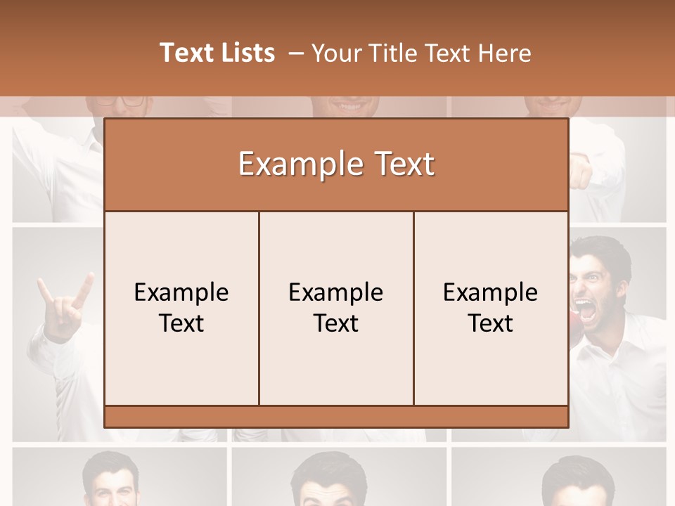 Shouting Speaking Human PowerPoint Template