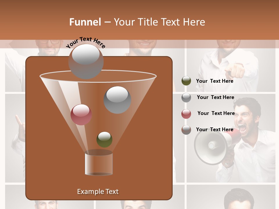 Shouting Speaking Human PowerPoint Template