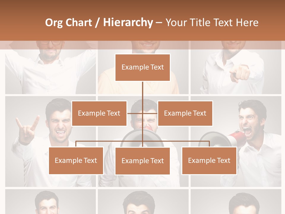 Shouting Speaking Human PowerPoint Template