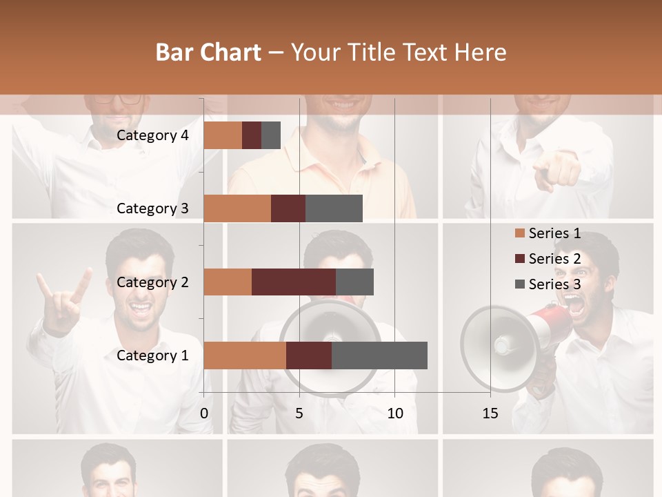 Shouting Speaking Human PowerPoint Template