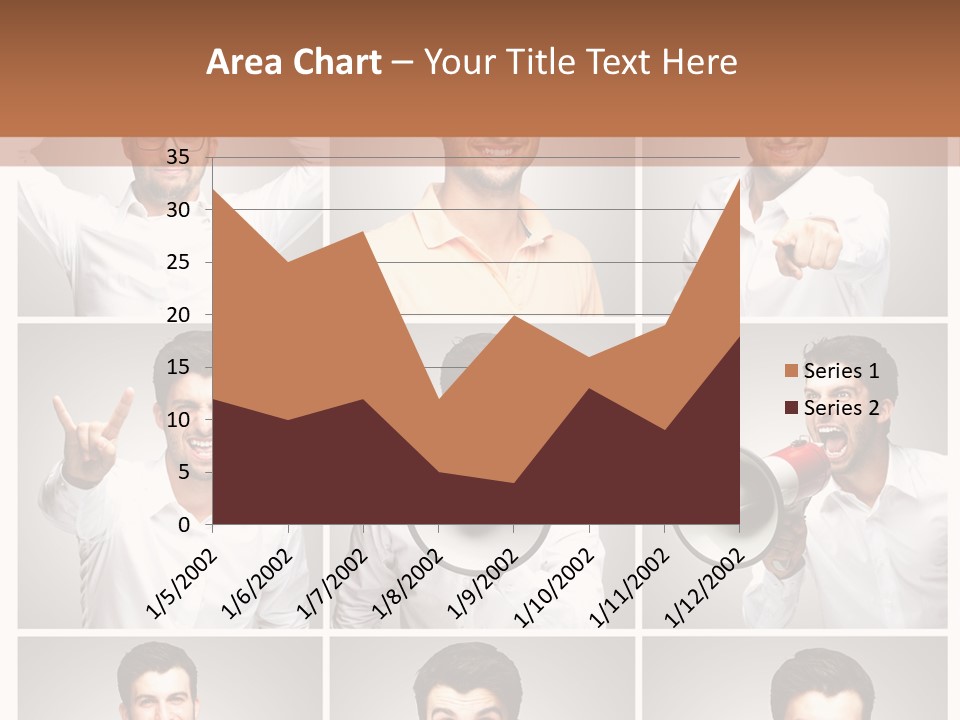 Shouting Speaking Human PowerPoint Template