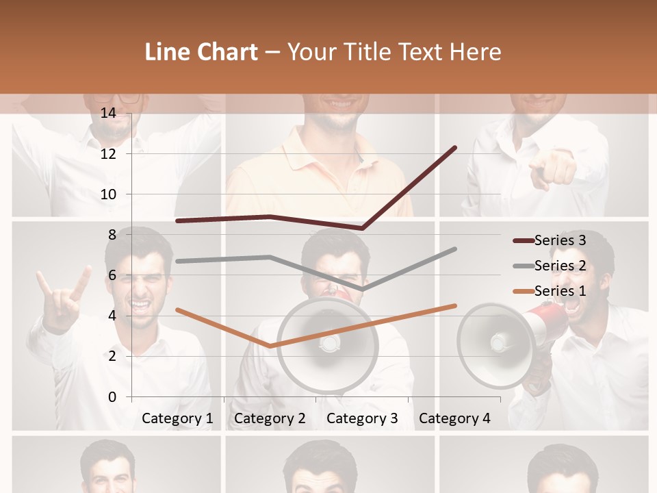 Shouting Speaking Human PowerPoint Template