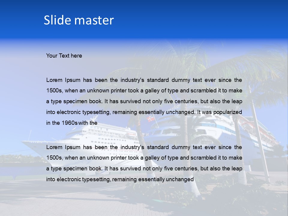 Vacation Wooden Tourist PowerPoint Template