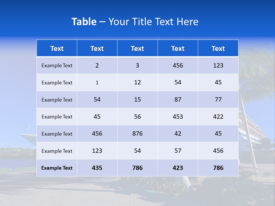 Vacation Wooden Tourist PowerPoint Template