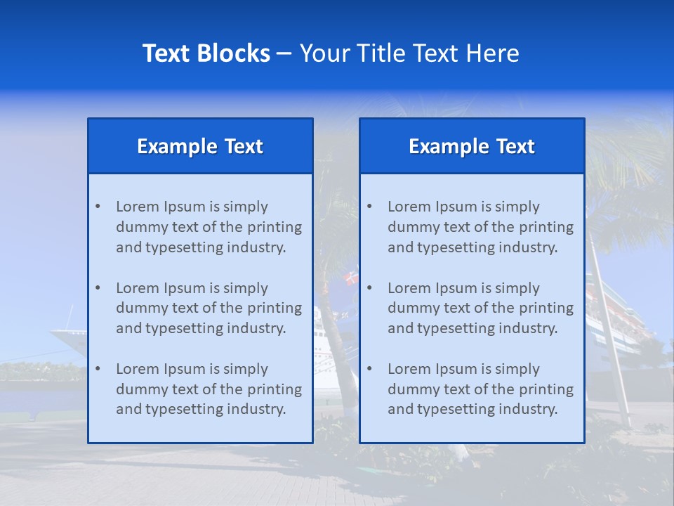 Vacation Wooden Tourist PowerPoint Template