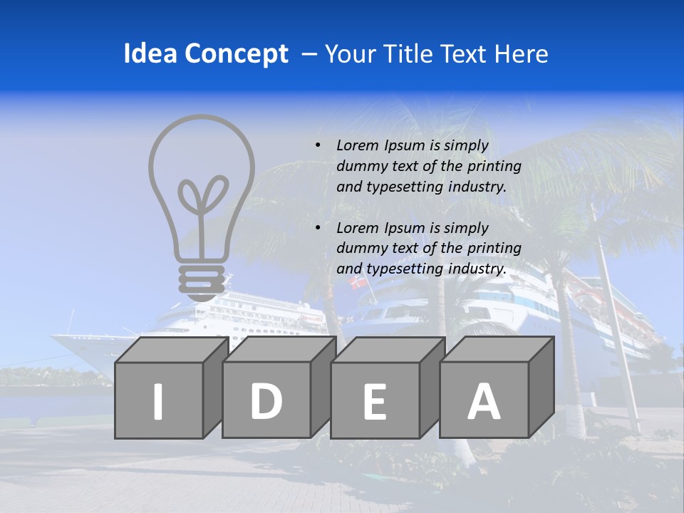 Vacation Wooden Tourist PowerPoint Template