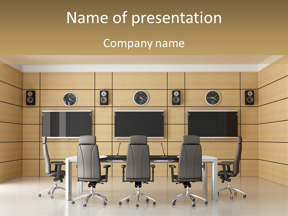 Empty Nobody Business PowerPoint Template