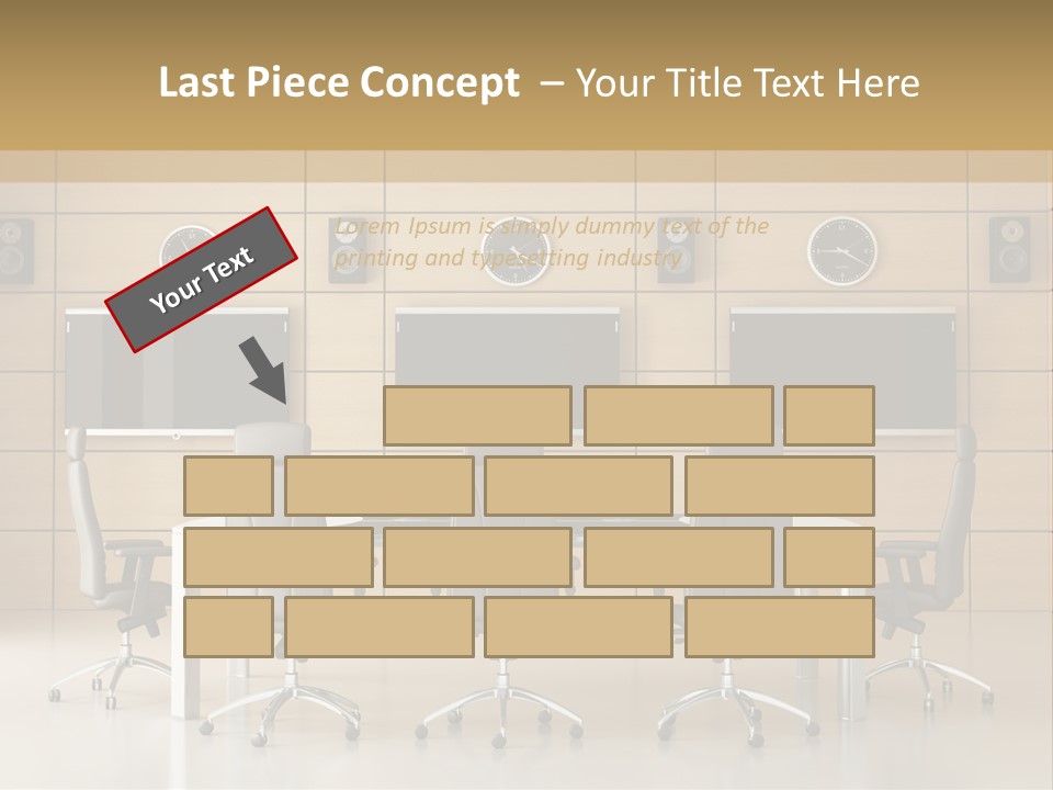 Empty Nobody Business PowerPoint Template