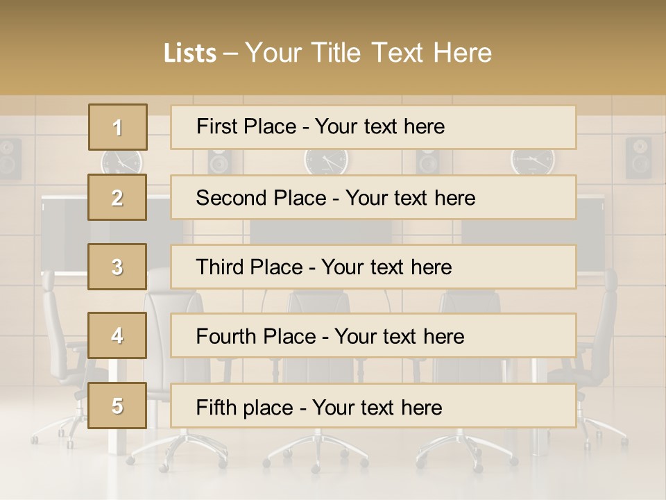 Empty Nobody Business PowerPoint Template