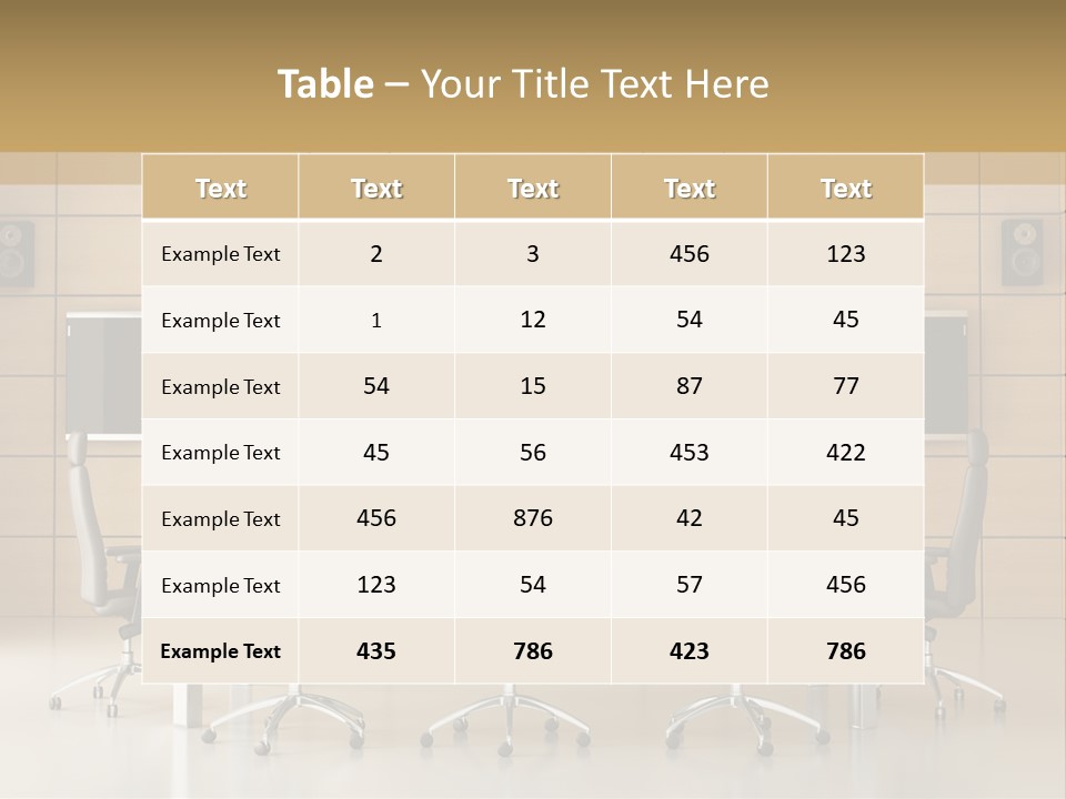 Empty Nobody Business PowerPoint Template