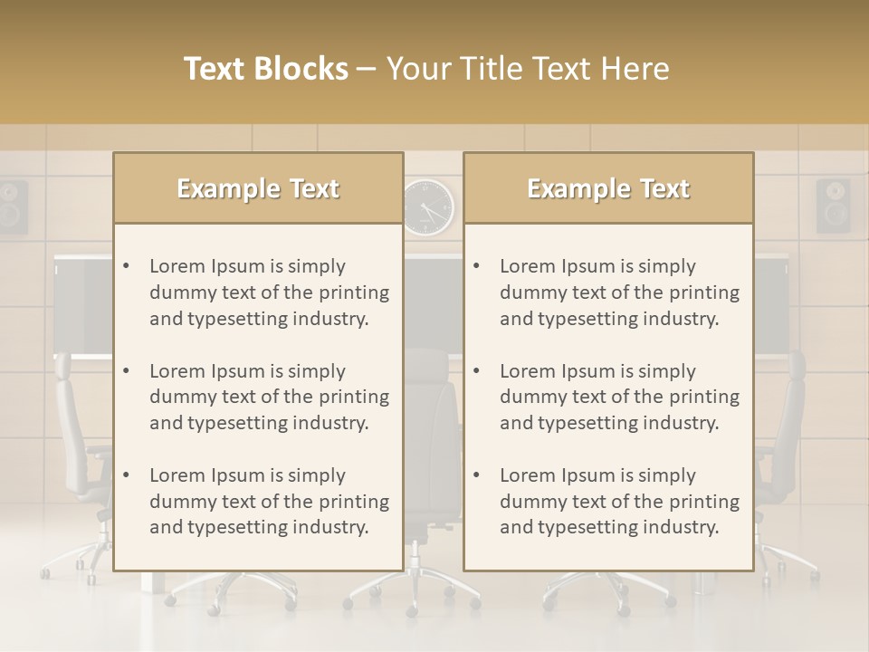 Empty Nobody Business PowerPoint Template