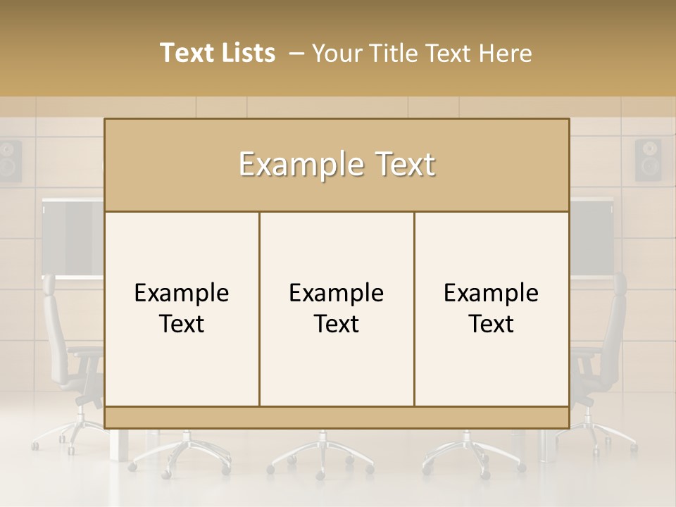 Empty Nobody Business PowerPoint Template