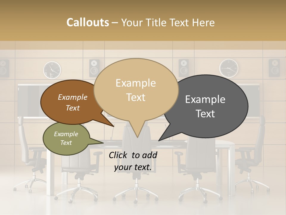 Empty Nobody Business PowerPoint Template