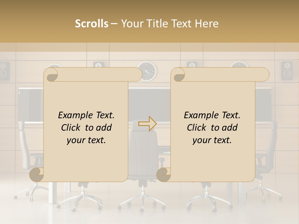 Empty Nobody Business PowerPoint Template