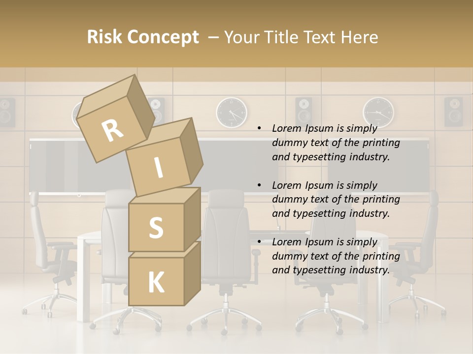Empty Nobody Business PowerPoint Template