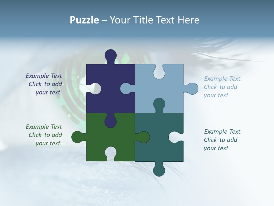 Robot Background Motherboard PowerPoint Template