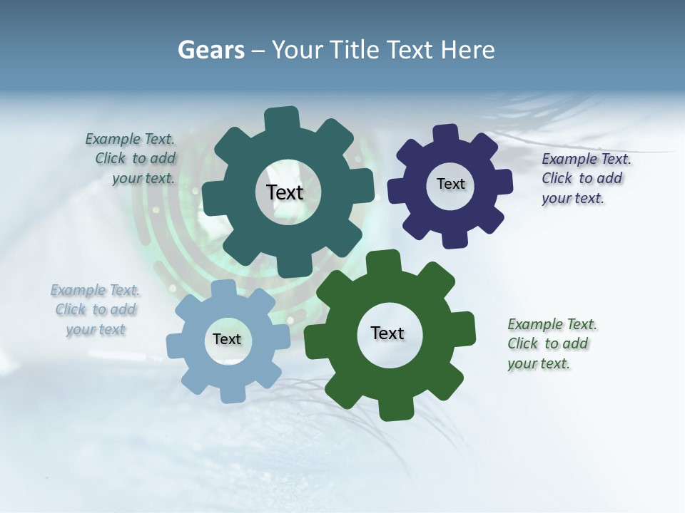 Robot Background Motherboard PowerPoint Template