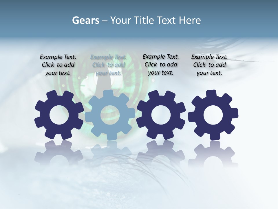 Robot Background Motherboard PowerPoint Template
