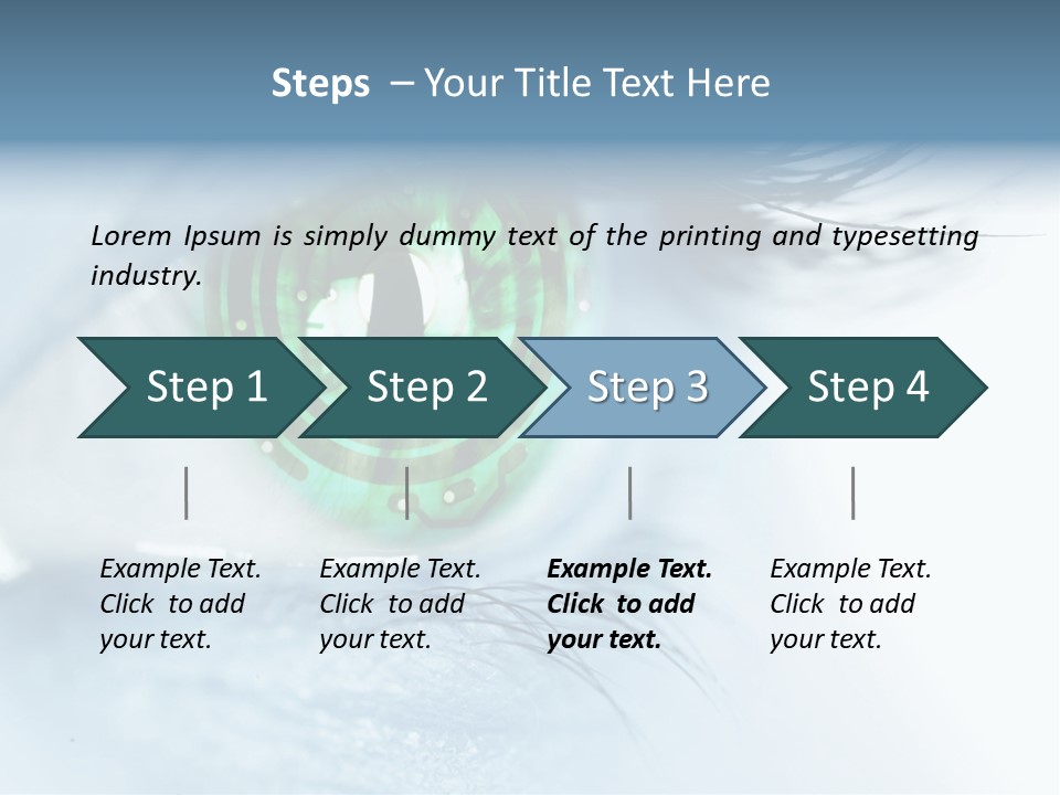 Robot Background Motherboard PowerPoint Template
