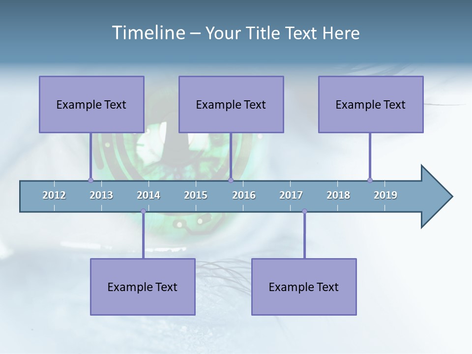 Robot Background Motherboard PowerPoint Template