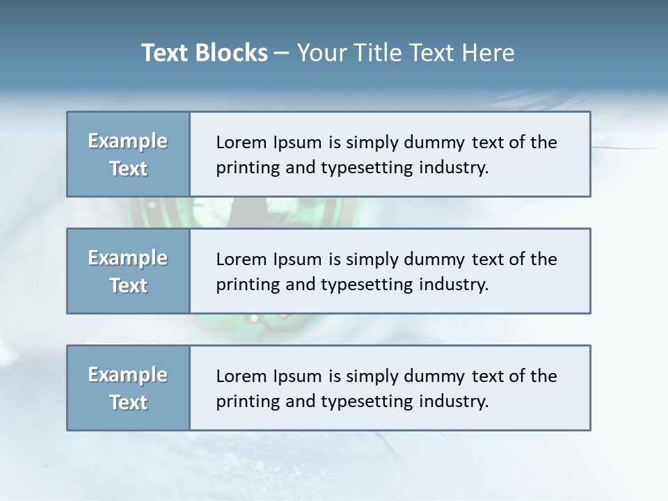 Robot Background Motherboard PowerPoint Template
